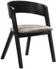 Armen Living Jackie Black Ash Dining Accent Chairs-0