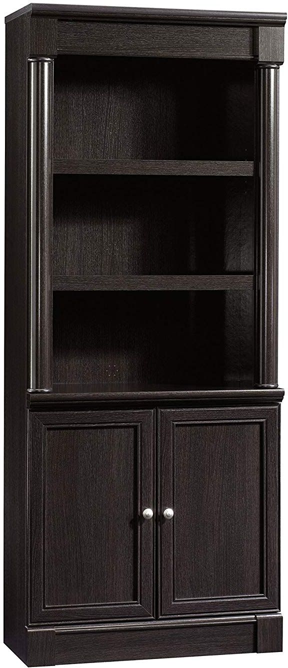 Sauder® Palladia® Wind Oak® Library With Doors | Big Sandy