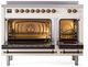 Ilve® Nostalgie II Series 48" Antique White Pro Style Induction Range-1
