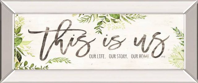 Classy Art This is Us by Marla Rae Mirrored Frame Wall Art-0