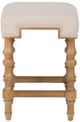 Linon Barrie Brown Washed Counter Stool-3