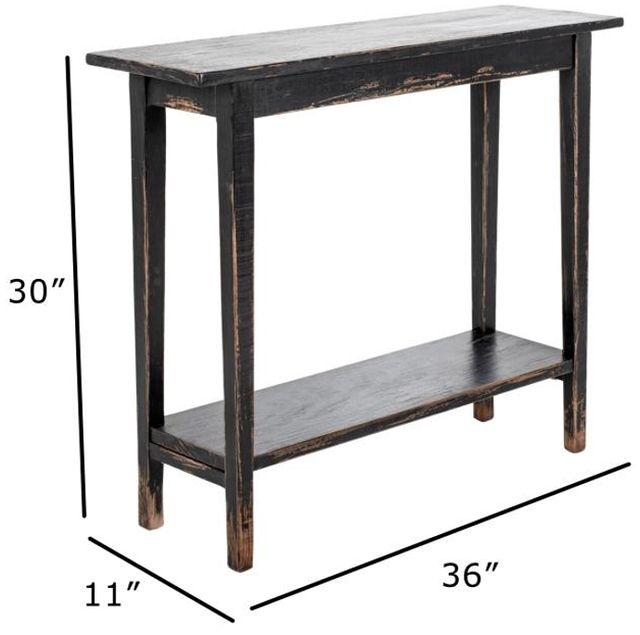 Nest Home Collections Rita Antique Black Small Console Table-2