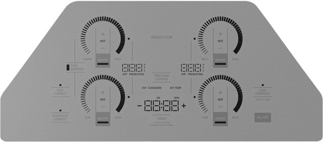 Monogram® 30" Silver Induction Cooktop-9