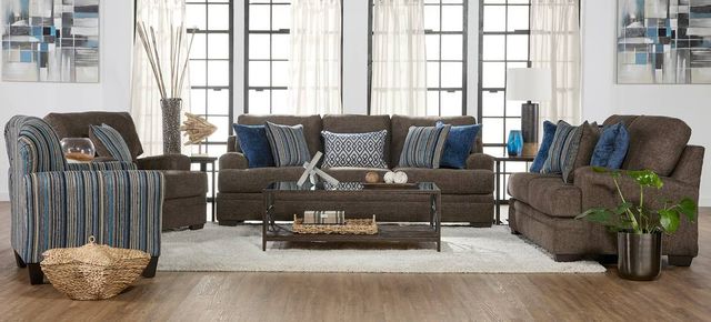 Hughes Furniture® 8875 Dewey Brindle Sofa-1