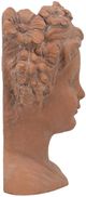 A & B Home 6-Piece Brown Outdoor Head Bust Planter Set-4