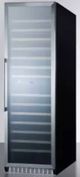 Summit® 24" Black/Stainless Steel Built-In Wine Cellar-2