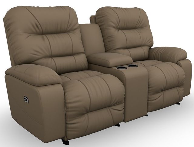 Best® Home Furnishings Customizable Ryson Leather Power Tilt Headrest Space Saver Loveseat-0