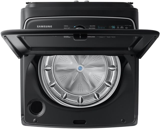 Samsung 5.5 Cu. Ft. Brushed Black Impeller Top Load Washer-4