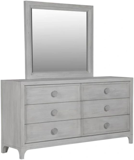 Modus Furniture Boho Chic Washed White Dresser-3