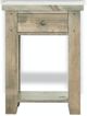 Munro's Furnishings Rough Sawn 1-Drawer Nightstand with Shelf-0