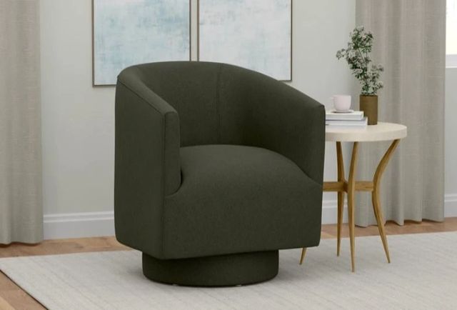 Emerald Home Brylee Green Swivel Chair-1