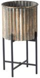A & B Home Bronze Iron Plant Stand-1