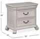 Magnussen Home® Bronwyn Alabaster Drawer Nightstand-2