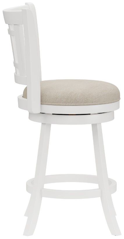 HH2 Home Fairfox White Swivel Counter Stool-2