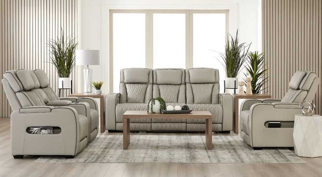 Hughes Furniture® 83608 Berkshire Dove Power Recliner-1