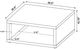 Coaster® Frisco Dark Pine Coffee Table-3