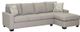 Dynasty Furniture 2-Piece Beige Right-Arm Facing Sofa Sectional and Chaise-0