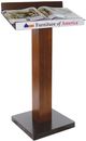 Furniture of America® Catalia Dark Oak/Espresso Book Stand-1