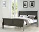 ACME Furniture Louis Philippe Gray Eastern King Sleigh Bed-1