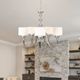 YHD Mitchell Peak Satin Steel 5-Light Chandelier-1
