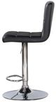 Powell® Brandt Black/Chrome Adjustable Bar Stool-4