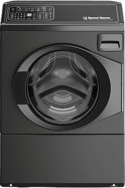 Speed Queen® Matte Black Front Load Laundry Pair-1