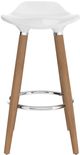 Inspire™ Trex White/Natural 26" Counter Stool, Set Of 2-1