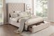 Homelegance® Fairborn Beige Full Storage Platform Bed-1