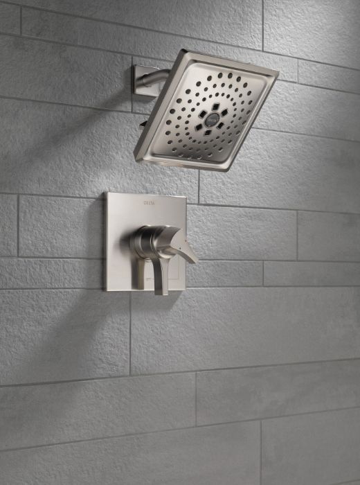 Delta Zura® Monitor® 17 Series Stainless H2Okinetic® Shower Trim-2