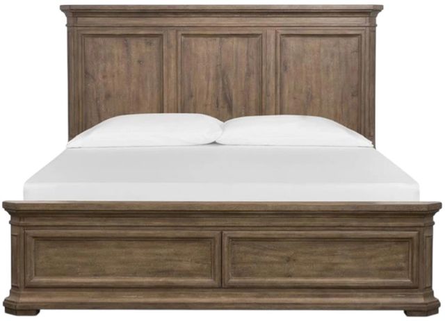 Magnussen Home® Adler Court Florentine Walnut Queen Panel Bed-2
