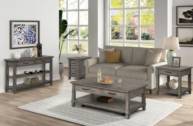 Bernards Hartford Gray End Table-1