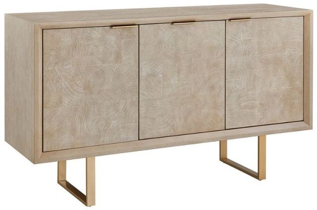 Uttermost® Maeva Natural 3-Door Light Wood Cabinet-0