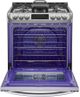 LG 30" Stainless Steel Slide In Gas Range-2