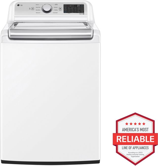LG 5.3 Cu. Ft. White Top Load Washer-1
