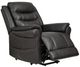 Signature Design by Ashley® Oatman Carbon Power Lift Recliner-4