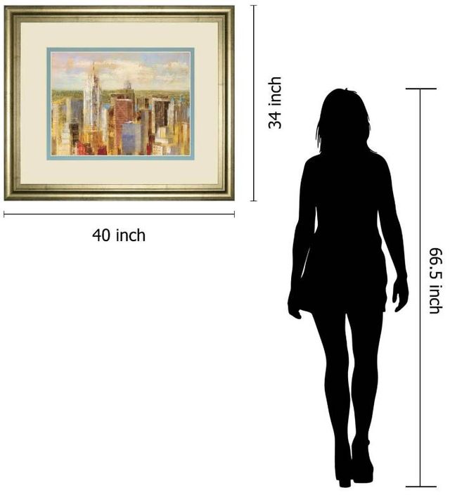 Classy Art Cityscape Il by Longo Wall Art-2