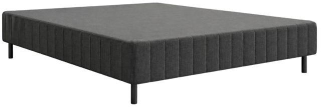 Puffy Dusk Gray King Bed Frame-0