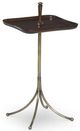 Century® Thomas O'Brien Casper Wood Top Table with Metal Base-0