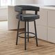 Armen Living Lorin Black Bar Stool-1