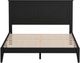 Rize Home Farmhouse Style Ebony Black Full Panel Bed-1