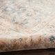 Nourison Home™ Luxurious Ivory Blue 5'x7' Area Rug-4