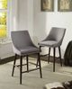 Mazin Furniture Fillmore Grey/Espresso 24" Counter Chair-4