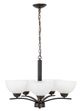 YHD Alta Peak Coffee 5-Light Chandelier-0