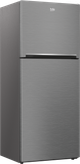Beko 28" 13.5 Cu. Ft. Fingerprint-Free Stainless Steel Counter Depth Top Freezer Refrigerator-2
