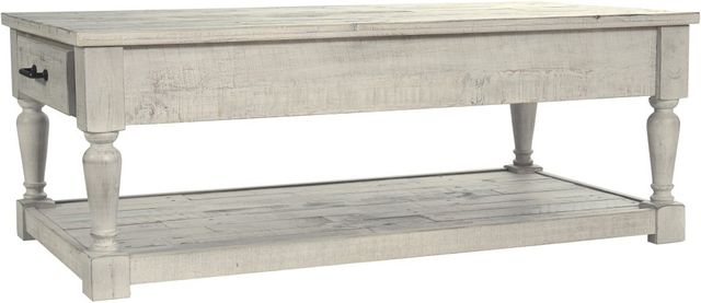 Signature Design by Ashley® Shawnalore Whitewash Coffee Table-0