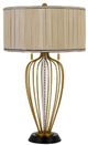 Cal® Lighting & Accessories Laval Antique Brass/Black Table Lamp-0