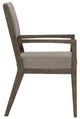 Bernhardt Linea Cerused Charcoal/Gray Arm Chair-2