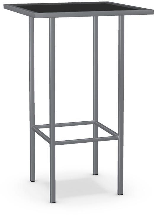 Amisco Aden Black Glass Bar Table-0