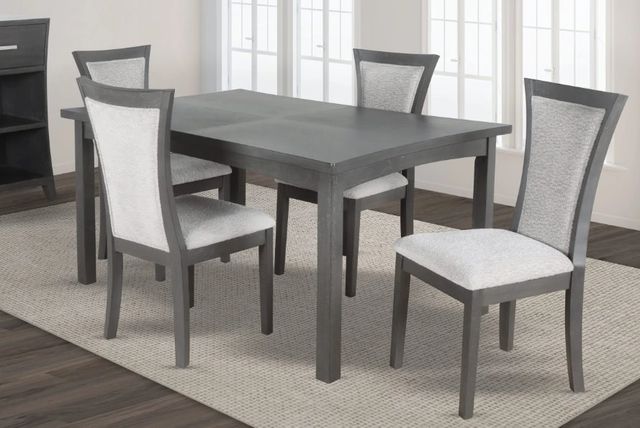 New Classic® Home Furnishings Flair 5-Piece Gray Dining Set-1