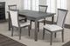 New Classic® Home Furnishings Flair 5-Piece Gray Dining Set-1